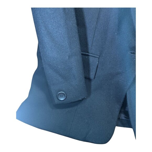 VTG Classic Women's PENDLETON Black 100% Virgin Wool Blazer Size 8 Made In USA - Picture 8 of 11